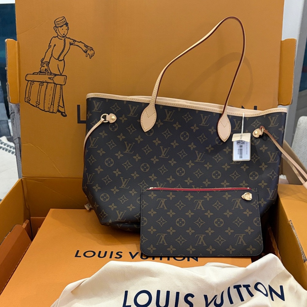 Louis Vuitton Dark Brown Monogram Tote